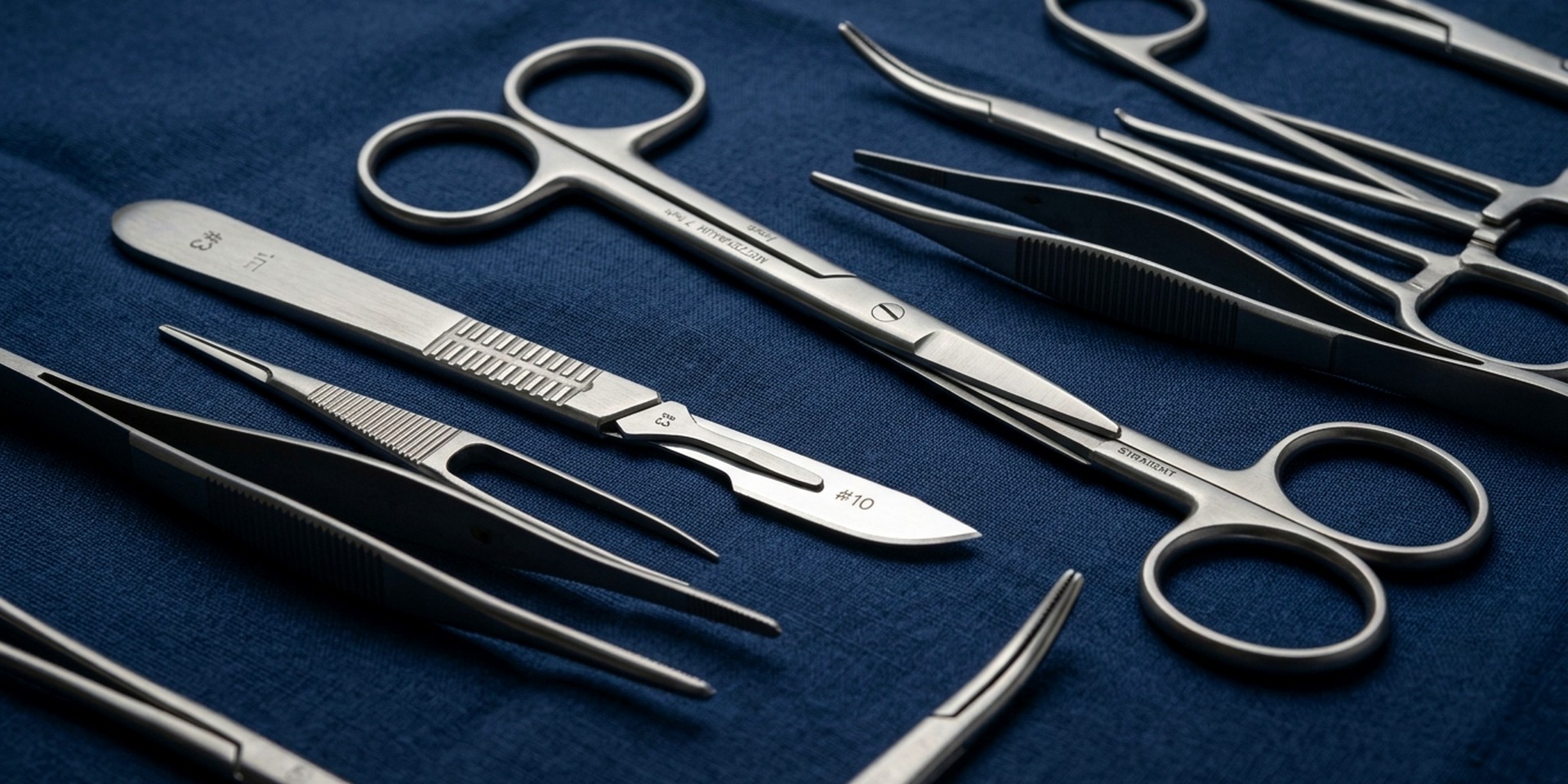 Stainless steel surgical instruments manufactured by MK Surgical Sialkot