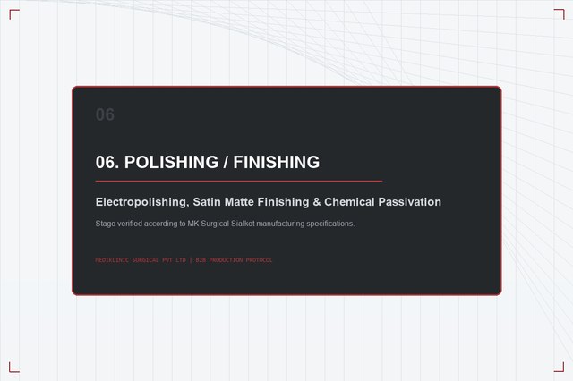 Electropolishing, satin matte finishing and passivation of surgical instruments