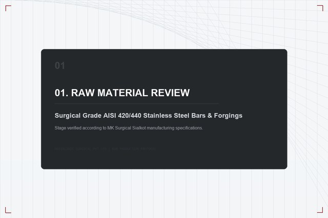 Raw material stainless steel review for surgical instruments MK Surgical